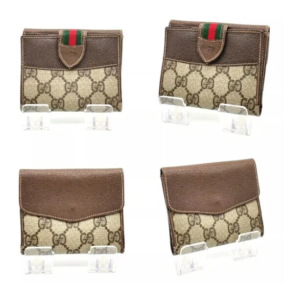 GUCCI GG SHERRY LINE BI-FOLD & LONG WALLET SET (2) – WITH BOX - Picture 6 of 11